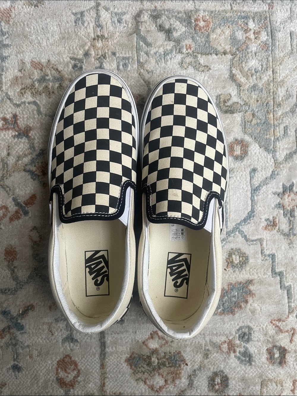 Vans Checkerboard Platform Shoes